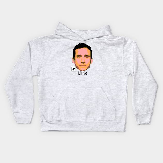 The Office: Mike Scott Kids Hoodie by tepudesigns